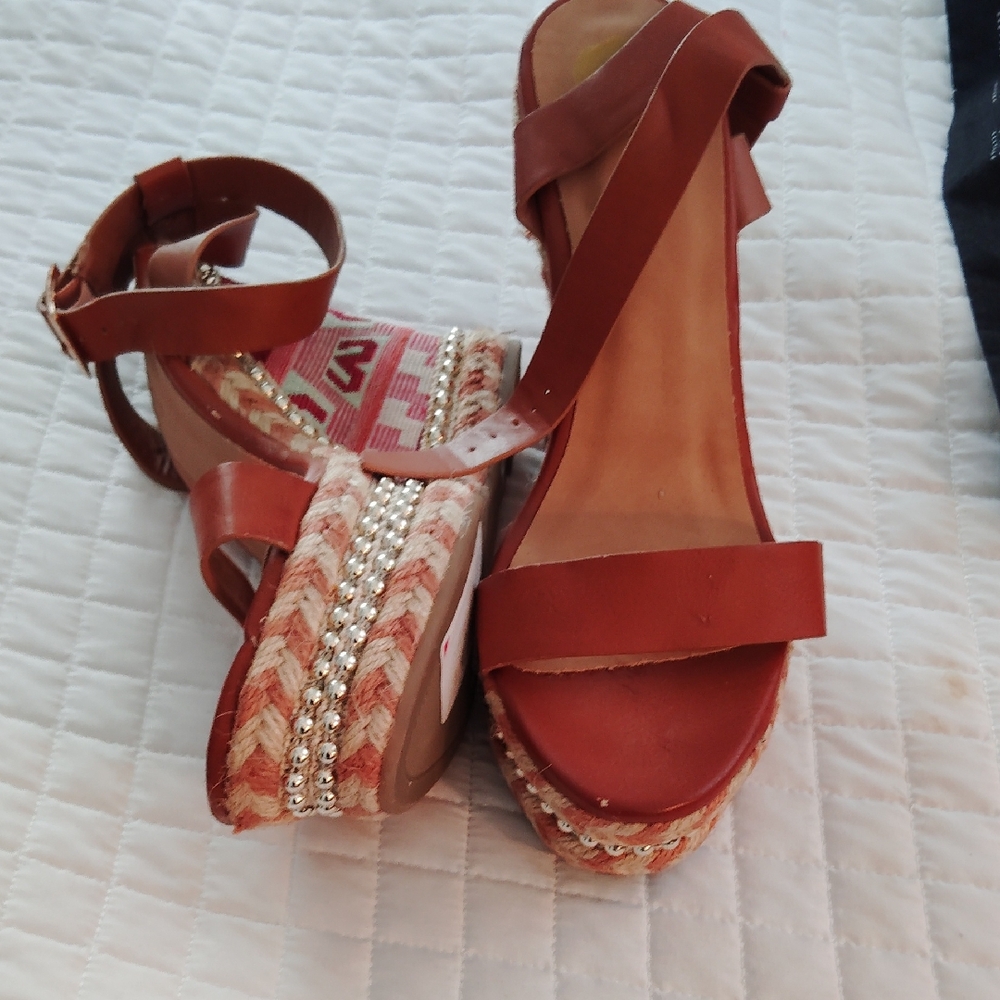 Women's Brown Platform Sandals